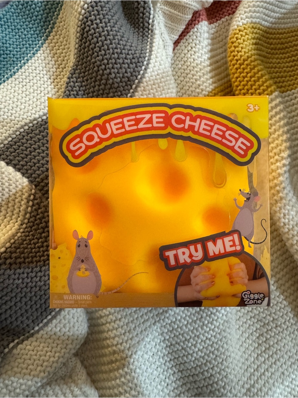 Squeeze Cheese Sensory Squishy Toy